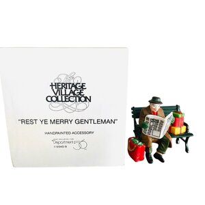 Department 56 “Rest Ye Merry Gentlemen” Heritage Village #55409